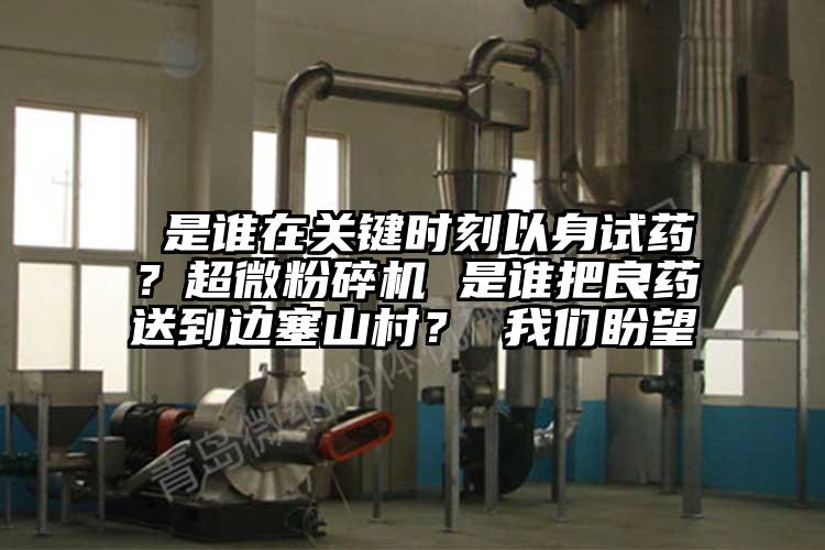  是誰在關鍵時刻以身試藥？超微桃色视频免费看 是誰把良藥送到邊塞山村？ 桃色视频网站入口盼望