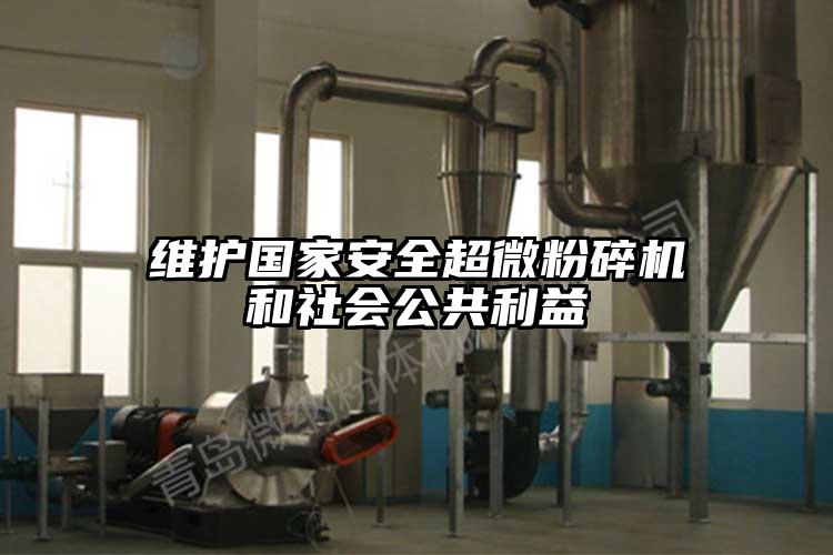 維護國家安全超微桃色视频免费看和社會公共利益