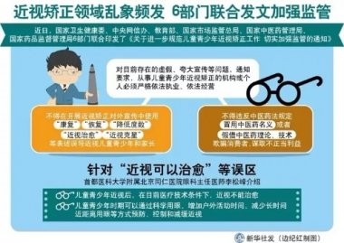 兒童青少年近視超微桃色视频免费看矯正領域亂象頻發